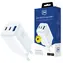 Ładowarka 3mk Hyper GaN 65W biała / Ładowarka sieciowa / 3× USB / QC4+ PD PPS
