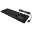 Keysonic KSK-6231 INEL czarny / Klawiatura przemysłowa / Touchpad / IP68 / Podświetlenie / USB / US