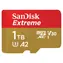 SanDisk Extreme microSDXC 1TB / karta pamięci microSD / UHS-I U3 V30 A2 / odczyt: 190 MB/s / zapis: 130 MB/s