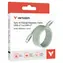 Kabel Verbatim 31855 Magnetic 100 W USB-C 1,2 m zielony / USB-C(M) / USB-C(M) / PD i QC 3.0