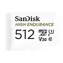 SanDisk High Endurance Monitoring microSDXC 512 GB + adapter / Karta pamięci / Klasa 10 / odczyt: 100 MB/s