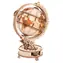 Robotime Luminous Globe / mechaniczna układanka drewniana 3D / 180 elementów / USB / od 14 lat