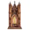 Robotime 3D drewniana układanka Cathedral Twin Towers / układanka 3D / oświetlenie LED / 111 elementów / 14+