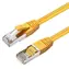 MicroConnect CAT6 S/FTP żółty / Kabel sieciowy / RJ-45 / 0,15 m / LSZH