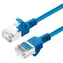 MicroConnect CAT6a Slim niebieski / Kabel sieciowy / U/UTP / RJ-45 / 7,5 m / LSZH