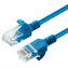 MicroConnect CAT6a U/UTP Slim 0,2 m niebieski / Kabel krosowy / RJ-45