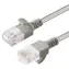 MicroConnect CAT6a U/UTP SLIM 3M szary / Kabel krosowy / RJ-45