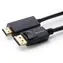 MicroConnect DisplayPort 1.2 (M) - HDMI (M) czarny / Kabel / 1 m / Full HD / 60 Hz