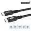 MicroConnect USB-C (M) - USB-C (M) 1m czarny / Kabel