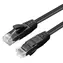 MicroConnect CAT5e czarny / Kabel sieciowy / U/UTP / RJ-45 / 15 m / Osłona PVC