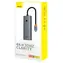 Baseus UltraJoy 5- Port hub USB-C / HDMI 4K@30Hz / 3× USB 3.0 / PD / szary