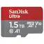 SanDisk Ultra microSDXC 1,5 TB / karta pamięci microSD / UHS-I / odczyt: do 150 MB/s / A1