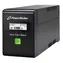 PowerWalker 600VA Pure Sine czarny / Zasilacz awaryjny UPS / Line-Interactive / 360 W / Wyświetlacz LCD