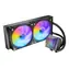 Azza Pyramid 240 ARGB czarny / chłodzenie wodne procesora AIO / 2x 120 mm / AMD + Intel