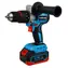 Extralink Powerlink PWL-06 / Wiertarko-wkrętarka udarowa akumulatorowa / 20 V / 2 x 4,0 Ah / uchwyt 13 mm / 1850 obr./min