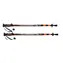 TRULY PAMIR 3-częściowa para pomarańczowych kijów trekkingowych / aluminium / 65/110-135 cm / Antishock