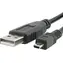 Sharkoon USB-A - Mini USB-B czarny / Kabel połączeniowy / USB 2.0 / 3 m
