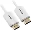 Sharkoon biały / Kabel HDMI (męski) - HDMI (męski) / 4K / Ethernet / 1 m