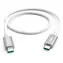 HAMA USB-C biały / Kabel do ładowania i transmisji danych / 240 W / 1,5 m / 5 Gbit/s