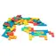 Puzzle WISSNER Pentomino / 60 elementów / drewno / 5 kolorów / od 3 lat