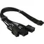 Inter-tech GPU-02 / Zasilacz / 12VHPWR do 3x PCIe 8-pin / 34 cm / 450 W