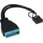 Inter-tech 88885217 / Adapter / USB 3.0 do USB 2.0 / wewnętrzny 9-pinowy