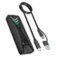 Obudowa ICY BOX Spade 1805 czarna / Zewnętrzna obudowa do dysku M.2 / M.2 NVMe PCIe SSD / USB 3.2 Gen 2 typu C / do 2 TB / RGB