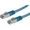 Kabel krosowy DATACOM S/FTP Cat6 niebieski, 0,5 m / Kabel krosowy / RJ45-RJ45