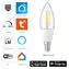 Alecto SMARTLIGHT130 / Inteligentna żarówka LED / E14 / Wi-Fi / 1800-3000K / 5W / ściemnialna