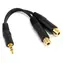 Kabel rozdzielający StarTech Audio 3,5 mm / Kabel audio / Jack 3,5 mm (M) - 2x Jack 3,5 mm (F) / pozłacane złącza