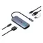 Icy Box IB-DK4081-SO antracyt / Stacja dokująca / USB-A / USB-C / HDMI 4K60Hz / PD 100W