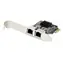 Karta sieciowa StarTech 2- Port Gigabit PCIe czarna / Karta sieciowa / PCI Express x1 / 2x RJ45