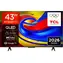 43" TCL 43P7L czarny / Telewizor / QLED / 4K UHD / Google TV / Wi-Fi / BT / HDMI / głośniki 20 W