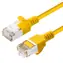 MicroConnect CAT6A U-FTP Slim żółty / Kabel krosowy / 1 m / LSZH / RJ-45