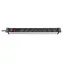Brennenstuhl Alu-Line black / Listwa zasilająca / 19" / 8 gniazd / przełącznik / 3500 W / kabel 2m