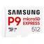 Samsung P9 Express / karta pamięci microSDXC / 512 GB / SD Express / UHS-I U3 / odczyt: 800 MB/s