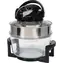Piekarnik halogenowy Lund 17L czarny / Piekarnik halogenowy / 1400 W / 65-250 °C / timer 60 min