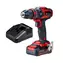 Einhell TE-CD 18/44 Li-i czarno-czerwona / Wiertarko-wkrętarka udarowa akumulatorowa / 18 V / 44 Nm / Li- ION 2.5 Ah