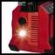 Kompresor hybrydowy Einhell PRESSITO 18/25 czerwony/czarny / akumulator 18 V lub 230 V / 25 l/min / 11 bar