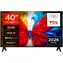 40" TCL 40S5L czarny / Telewizor / QLED / Full HD / Android TV / Wi-Fi / BT / DVB-T2/C/S2