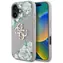 Guess Grained Roses Big 4G Logo fioletowy / Tylna obudowa / do iPhone'a 16