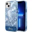 Kolekcja porcelanowa Guess w kolorze niebieskim / Etui na Apple iPhone 14 PLUS / Twardy plastik