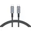 Tech-Protect UltraBoost Max szary / Kabel / USB-C 4.0 - USB-C 4.0 / PD 240 W / 40 Gb/s / 8K / 1 m