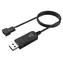 Adapter Akasa USB do PC z wentylatorem, czarny / Zasilacz / 5 V do 12 V / 0,6 m