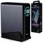 Ładowarka 3mk InCharge Lumin Desktop 140W czarna / Ładowarka / GaN3 / Wyświetlacz TFT / 1x USB-A + 4X USB-C / PD3.2 / QC5
