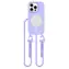 Tech-Protect MagNecklace lawendowy / Etui / Apple iPhone 15 Pro / MagSafe