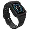 Hurtel Armored Case Strap czarny / Etui z paskiem / Apple Watch 38/40/41 mm