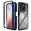 Tech-Protect Defense czarny / Etui / Motorola Moto G15, G15 Power, G05, E15 / Szkło 5H