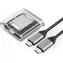 Obudowa zewnętrzna Orico TC20-M2-10G na dysk SSD M.2 NVMe przezroczysta / 10 Gb/s / USB-C 3.2