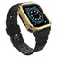 Hurtel Protect Strap Band czarno-złoty / Pasek / Apple Watch 42/44/45 mm / pancerny
